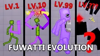 New Evolution of AOONI FUWATTI in Melon Playground - Aooni Nightmare - People Playground