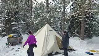 Esker 12 x 12 Hot Tent set-up 2024