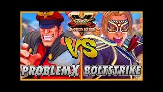 SFV CE 💥PROBLEM X M Bison VS BOLTSTRIKE Vega   Battle Lounge   SF5 CE 💥