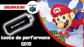 Game Stick GD10 :  Testando Mario 64