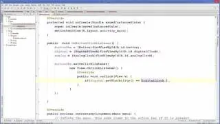 Android Tutorial for Beginners 14 # Android Analogclock And Digitalclock Example   YouTube