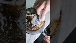 Metal wire dishcloth for easy cleaning