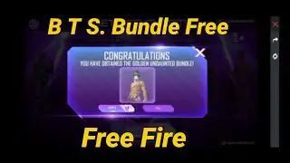 BTS Event Free Bundle Free Fire || Free Fire BTS Bundle Free || #SkuGamers  👍👍🙏❤️