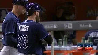 TB@MIA: Norris plates Miller with a single up middle