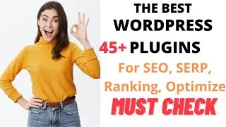 Best WordPress Plugins For SEO, SERP, Ranking, Optimization. #wordpresstutorial #wordpressplugins