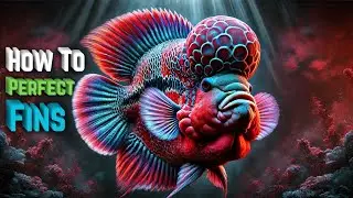 Flowerhorn Grooming: Trim & Split for Better Fin Growth!