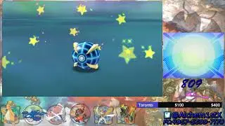 Shiny Kyogre captured in a Beast Ball!