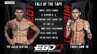 EBD4 - Fares Ziam Vs Julio Sertao Matos