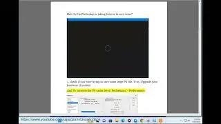 Fix Adobe Photoshop is taking forever to save file