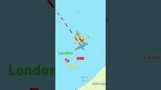 London to Paris flight ✈️ travel