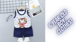 6 year old baby boy clothes set