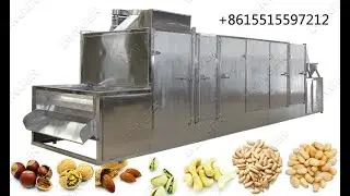 8.5m Chilgoza Pine Nuts Roasting Processing Machine Text Video