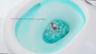 🚽 Wall-Hung Toilet Flush Test: Anti-Stain Power & Cleaning Performance in Action!