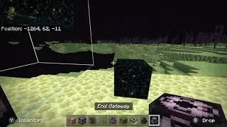 Minecraft PE: Entering An End Gateway (End City Portal) From A Structure Block In The End City!