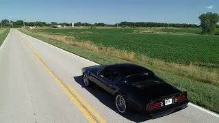 1977 Trans Am ProTouring LS1 Stock #1108 Drone Footage DJI Phantom 4 Pro