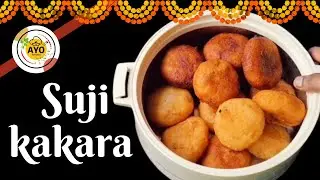 Odisha Famous Stuffed Semolina Kakara Recipe | Bharua Suji Kakara Recipe | AYO Kitchen