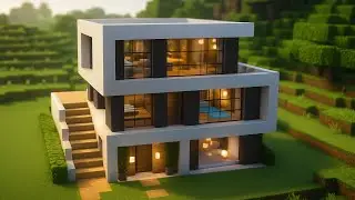 Как построить лучший современный дом в Minecraft / Учебное пособие