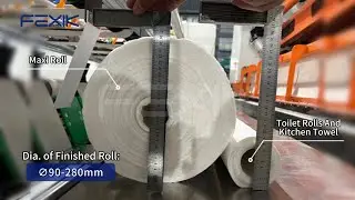 High Speed Full Automatic Toilet Tissue & Kitchen Towel Rewinding Machine