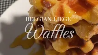 [4K] How to Make Authentic Belgian Liege Waffles | Easy Homemade Recipe