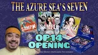 OP14 Открытие коробки «Семь Лазурных Морей» — карточная игра One Piece