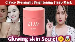 Clayco Rice & Sake Sleep Mask Honest Review| clayco Rituals of Japan Rice &Sake Sleep Mask| 2025