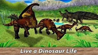 Dinosaur Family Simulator be a Jurassic Dino!-By Wild Animals World-Android