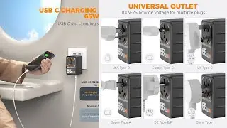 TESSAN Universal Travel Adapter Review &ndash; Best 65W GaN Charger for Travelers? | Product Inspector
