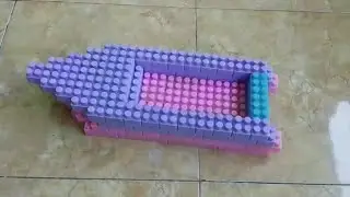 Cara Membuat Perahu Sederhana dari LEGO BLOCK || How to Make a Simple Boat from LEGO BLOCK #toys