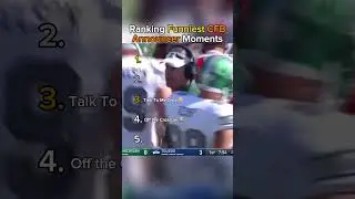 Ranking Funniest CFB Announcer Moments #foryou #fy #shorts