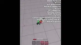 Bald Hero One Shot Combo (The Strongest Battleground)