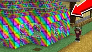 Я построил самый радужный дом в Майнкрафте! | #minecraft