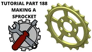SOLIDWORKS TUTORIAL - EXERCISE # 188 SPROCKET