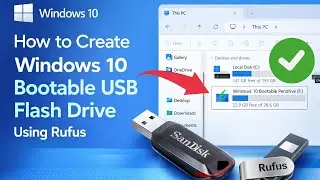 Как создать загрузочную USB-флешку с Windows 10 с помощью Rufus (за 2 минуты)
