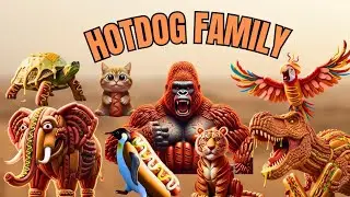 All FAMILYS Hotdog Italian Brainrot Animals Meme