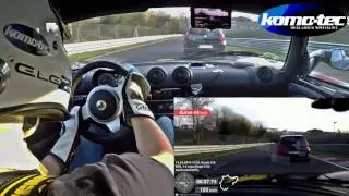 Testfahrt auf der Nürburgring Nordschleife, Exige S V6 mit Komo-Tec 