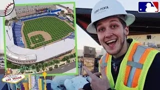 TOURING THE NEW BASEBALL STADIUM IN LAS VEGAS!? *EXCLUSIVE*