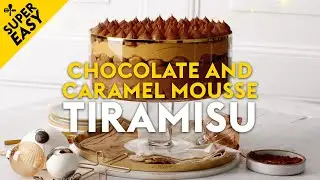 Chocolate and caramel mousse tiramisu recipe | best caramel dessert ever | delicious. Australia