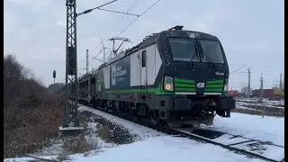 ELOC / WLC 193 236-7 mit leerem BLG - Autozug in Bremerhaven - Speckenb&uuml;ttel