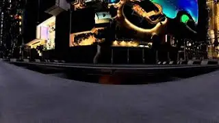Time Lapse with 360 video at The Waterfront of beach Hilton Hotel