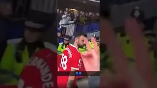 New footage of the Everton fans taunting the Man United players