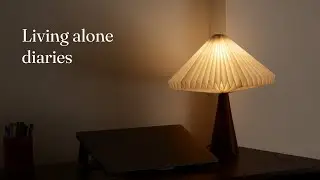 living alone in Bangalore | coffee brewing, matcha cafe, unboxing a table lamp