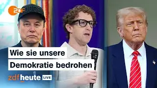 So lenken Musk, Zuckerberg und Co. den &ouml;ffentlichen Diskurs | Martin Andree bei ZDFheute live
