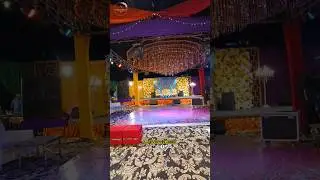 Mehndi Ceremony & Night Qawali Luxury Decor By AA Event Planner #shorts
