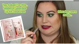 Sephora Favorites Lip Swatches Give Me More Lip Holiday 2019