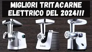 🔔 TOP 3 MIGLIORI TRITACARNE ELETTRICO DEL 2024!!! (I PIÙ VENDUTI!!!)