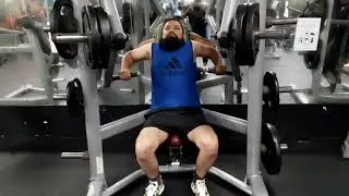 First video of Bilal Moin body building