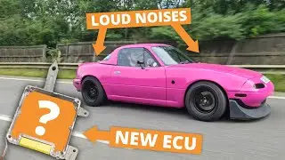 Мы устанавливаем ОТЛИЧНЫЙ ЭБУ в наш ШУМНЫЙ Miata MX-5 с турбонаддувом