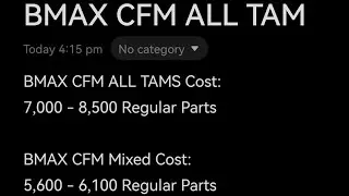 Tamiya BMAX and ProStock rough estimation of costing + TF