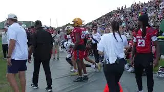 JAMES HILL SPORTS HULA BOWL CAMDEN BROWN WR GEORGIA SOUTHERN COMPLETION 1-10-26