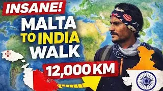 I&rsquo;m Walking 12,000 KM From Malta to India 😱